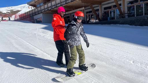 Snowboard Gruppenunterricht für Kinder Bolgen title image